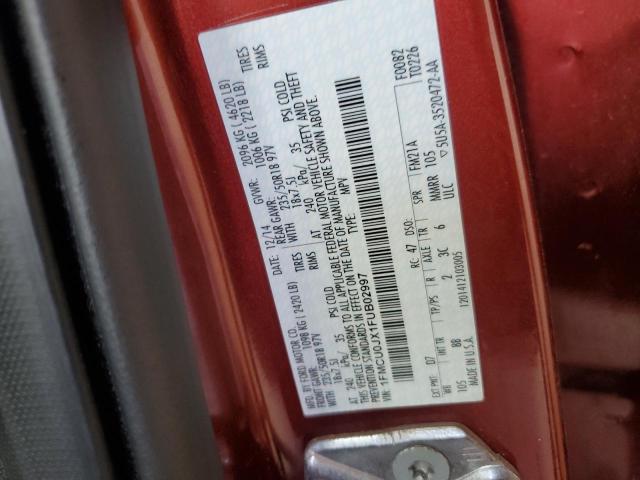 2015 FORD ESCAPE TIT 1FMCU0JX1FUB02997