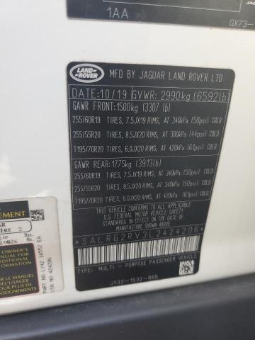 2020 LAND ROVER DISCOVERY SALRG2RV3L2424206