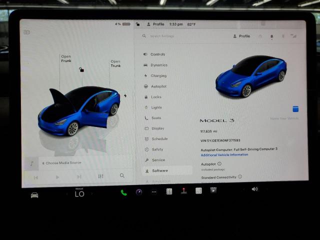2022 TESLA MODEL 3 - 5YJ3E1EA0NF371593