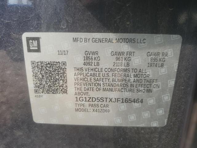 2018 CHEVROLET MALIBU LT - 1G1ZD5STXJF165464