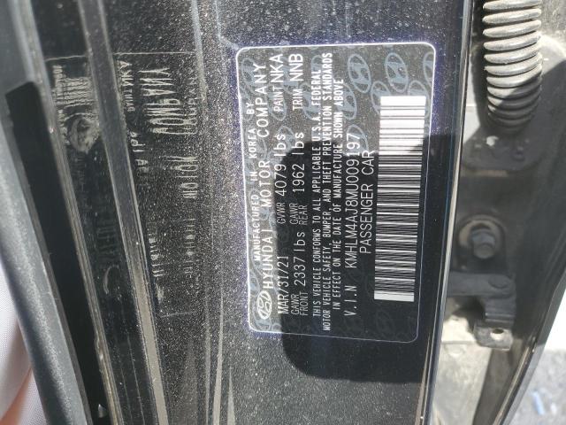 2021 HYUNDAI ELANTRA BL KMHLM4AJ8MU009197