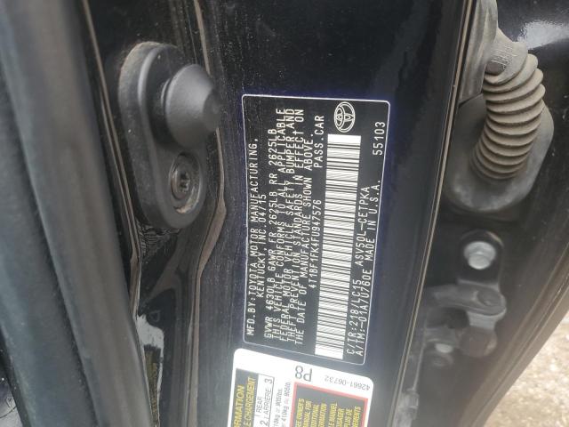 2015 TOYOTA CAMRY LE 4T1BF1FK4FU947576