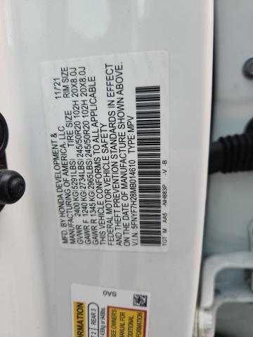 2021 HONDA PASSPORT SPORT 5FNYF7H28MB014610