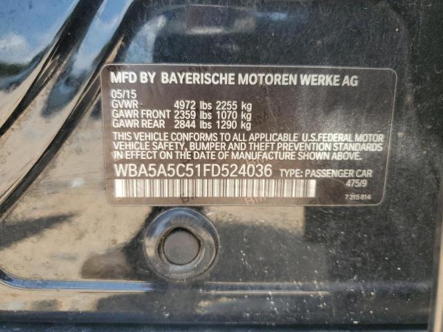 2015 BMW 528 I WBA5A5C51FD524036