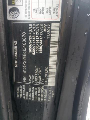 2018 MERCEDES-BENZ METRIS WD4PG2EE6J3403870