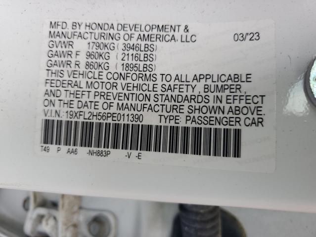 2023 HONDA CIVIC LX 19XFL2H56PE011390