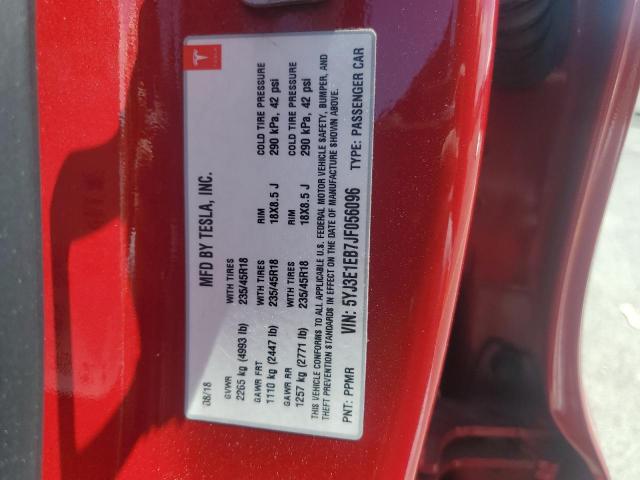 2018 TESLA MODEL 3 5YJ3E1EB7JF056096