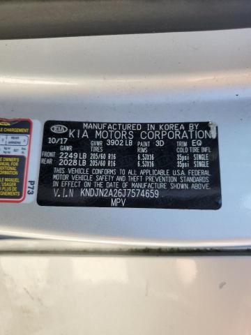 2018 KIA SOUL KNDJN2A26J7574659