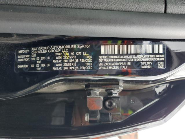 2015 JEEP RENEGADE L ZACCJADT0FPB21165