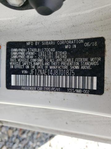 2018 TOYOTA 86 GT JF1ZNAE14J8701875