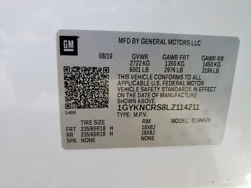 2020 CADILLAC XT5 PREMIU - 1GYKNCRS8LZ114211