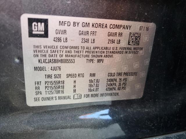 2017 BUICK ENCORE PRE KL4CJASB8HB005553