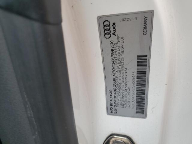 2010 AUDI A5 PRESTIG - WAUWFAFR7AA045465