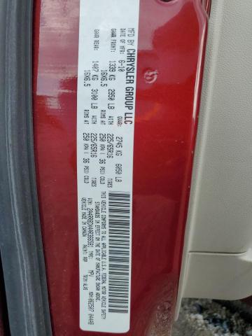 2010 CHRYSLER TOWN & COU - 2A4RR8DX4AR366581