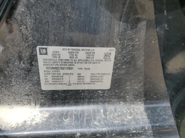 2016 CHEVROLET SILVERADO - 1GCVKREC7GZ170501