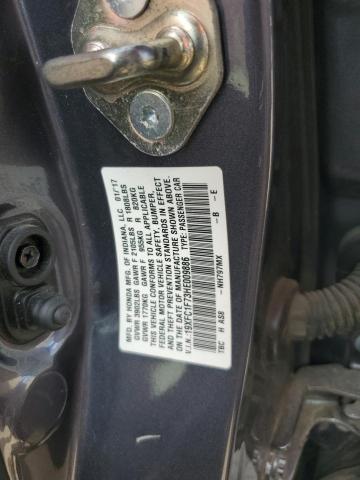 2017 HONDA CIVIC EXL 19XFC1F73HE009886