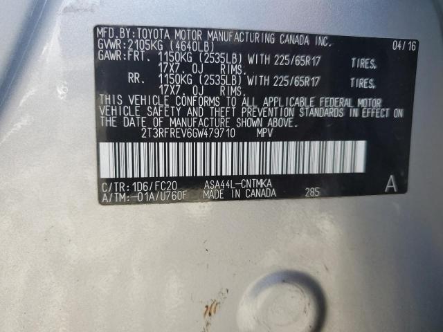 2016 TOYOTA RAV4 XLE #3264394407