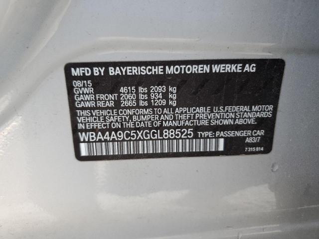 2016 BMW 428 I GRAN WBA4A9C5XGGL88525