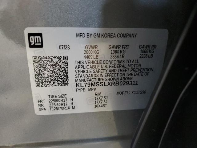 2024 CHEVROLET TRAILBLAZE - KL79MSSLXRB029311