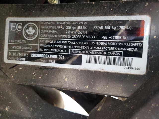 2018 CAN-AM SPYDER ROA 2BXNBDD2XJV001321