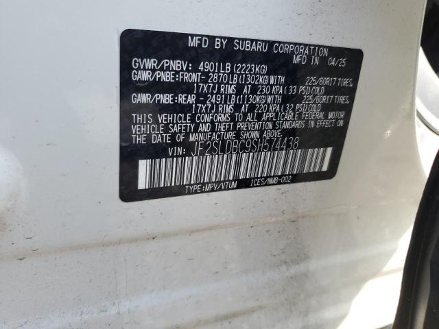 2025 SUBARU FORESTER PREMIUM JF2SLDBC9SH574438