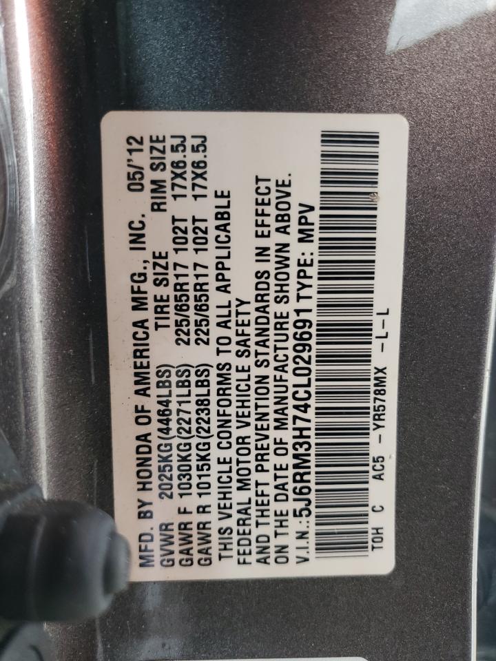 Honda Cr-v exl 2012
