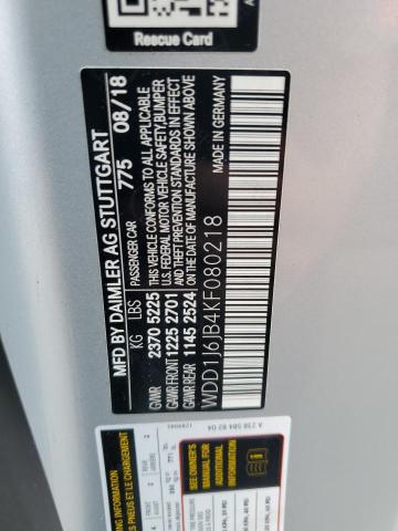 2019 MERCEDES-BENZ E 450 4MAT WDD1J6JB4KF080218