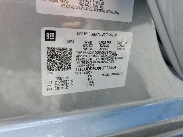 2023 CHEVROLET SILVERADO - 1GCUDDED0PZ322264