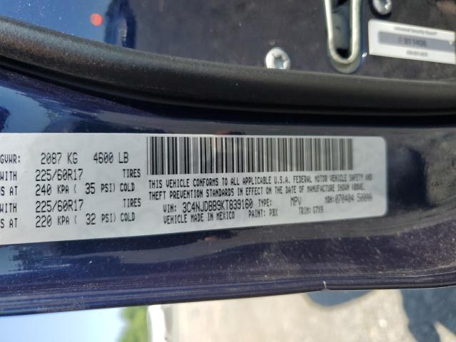 2019 JEEP COMPASS LA 3C4NJDBB9KT839160