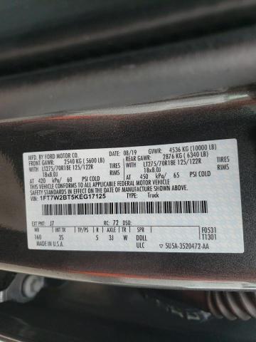 2019 FORD F250 SUPER - 1FT7W2BT5KEG17125