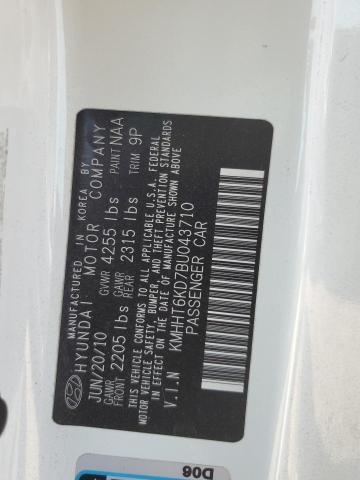 2011 HYUNDAI GENESIS CO - KMHHT6KD7BU043710