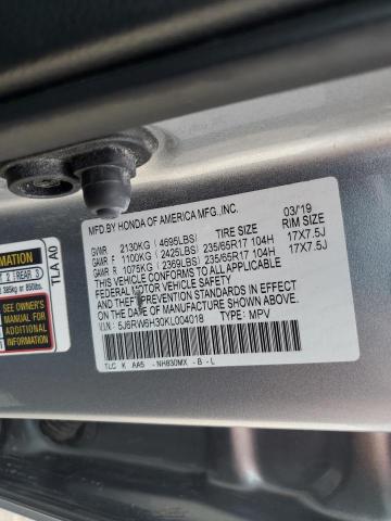 2019 HONDA CR-V LX - 5J6RW6H30KL004018