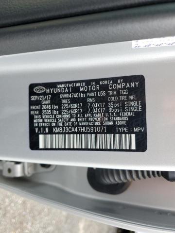 2017 HYUNDAI TUCSON LIM - KM8J3CA47HU591071