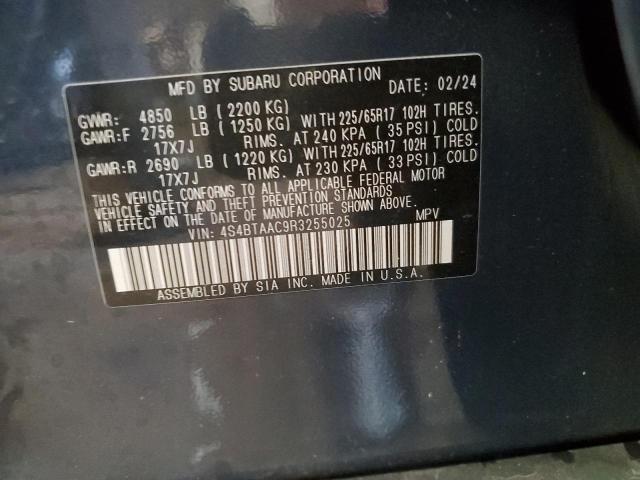 2024 SUBARU OUTBACK 4S4BTAAC9R3255025