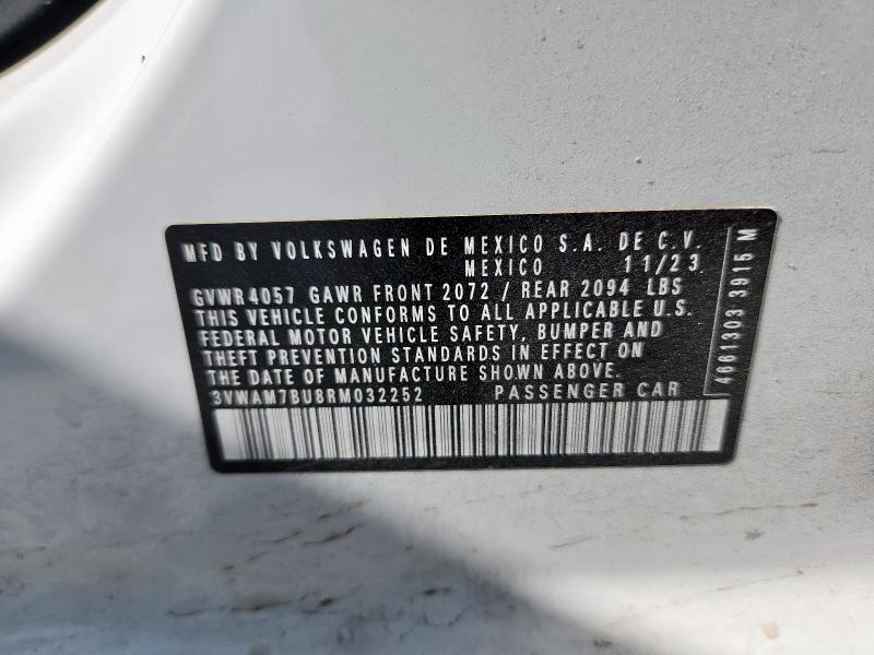 2024 VOLKSWAGEN JETTA SPOR 3VWAM7BU8RM032252