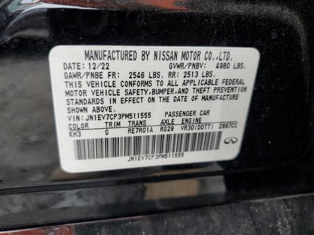 2023 INFINITI Q50 SENSOR JN1EV7CP3PM511555