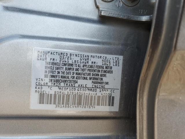 2021 NISSAN SENTRA SV - 3N1AB8CV4MY287894