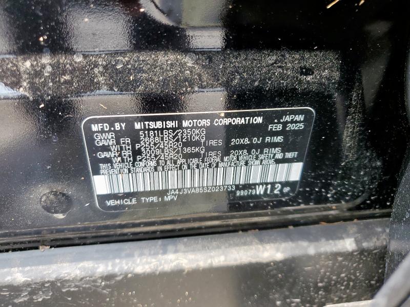 2025 MITSUBISHI OUTLANDER SE JA4J3VA85SZ023733