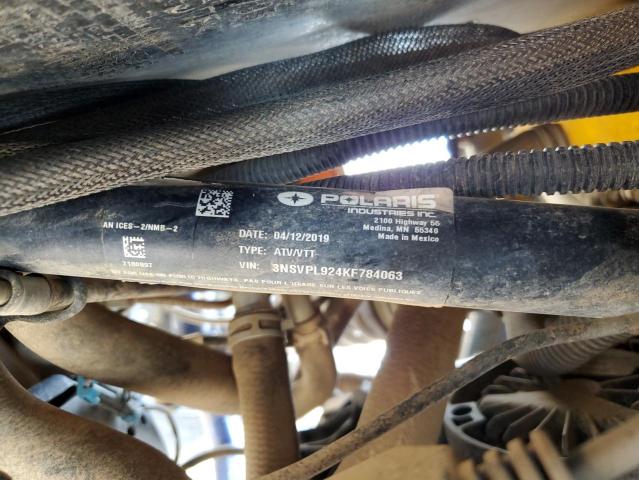 2019 POLARIS RZR XP 4 T 3NSVPL924KF784063