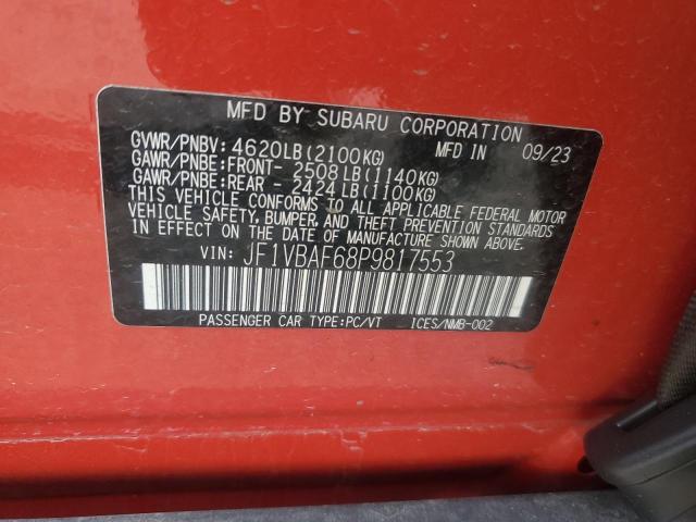 2023 SUBARU WRX PREMIU JF1VBAF68P9817553