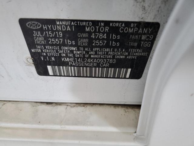 2019 HYUNDAI SONATA PLU - KMHE14L24KA093783