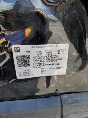 2021 CHEVROLET TAHOE C1500 LT 1GNSCNKD1MR373148
