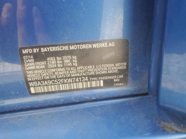2015 BMW 335 I WBA3A9C52FKW74134