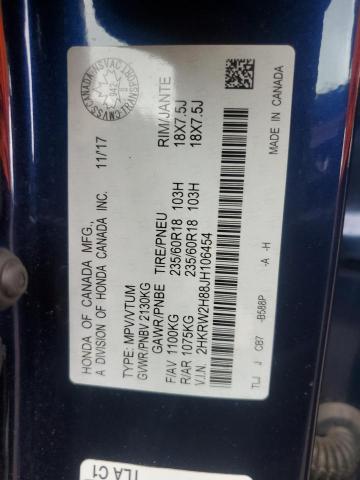 2018 HONDA CR-V EXL - 2HKRW2H88JH106454