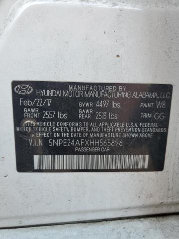 2017 HYUNDAI SONATA SE - 5NPE24AFXHH565896