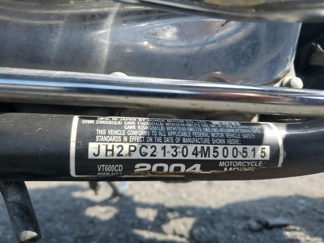 2004 HONDA VT600 CD JH2PC21304M500515