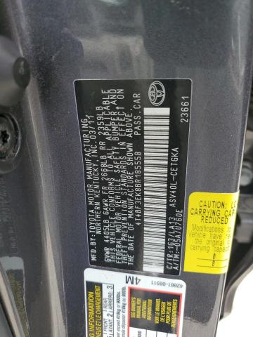 2011 TOYOTA CAMRY BASE - 4T4BF3EK8BR185558