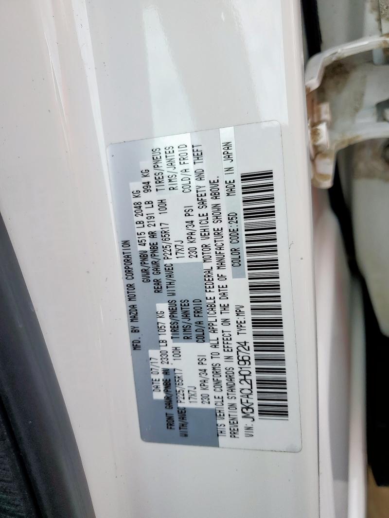 2017 MAZDA CX-5 TOURI JM3KFACL2H0196724