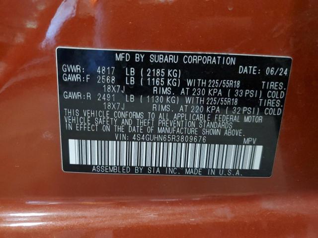 2024 SUBARU CROSSTREK 4S4GUHN65R3809676