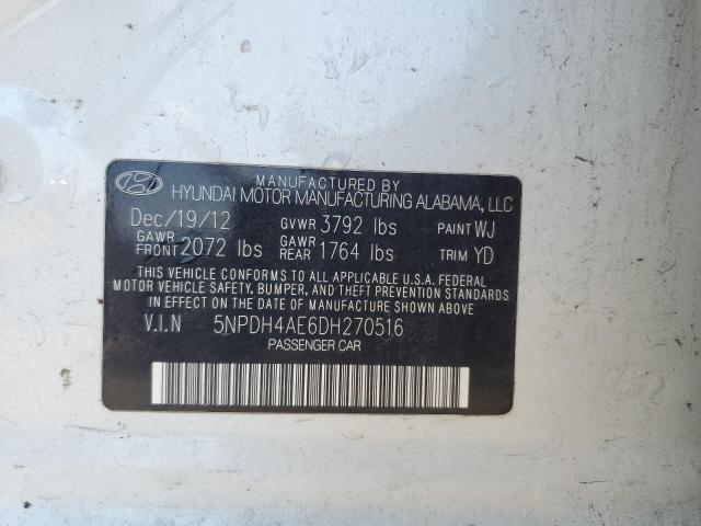 2013 HYUNDAI ELANTRA GL - 5NPDH4AE6DH270516